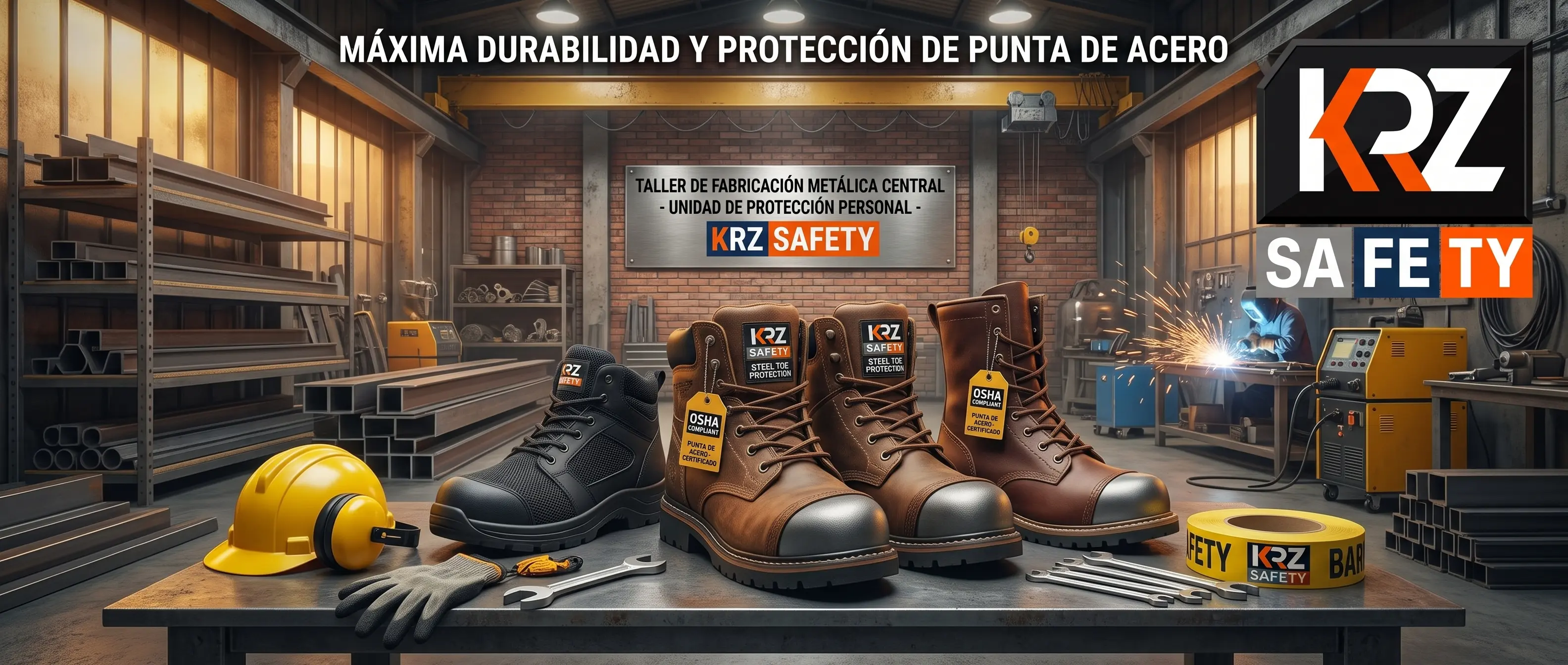 Zapatillas de Acero